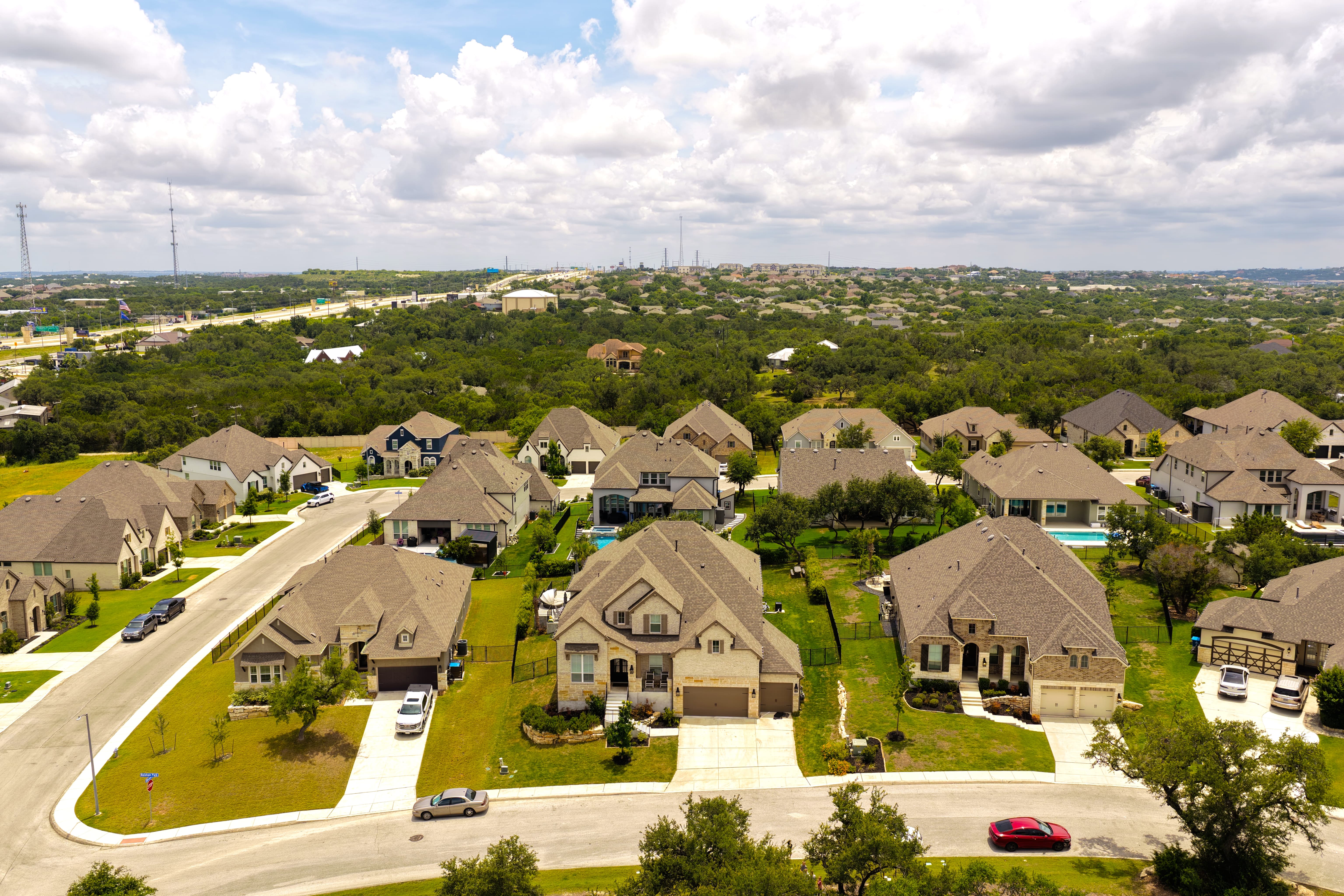 Aerial property shot
